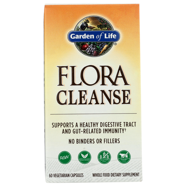 slide 1 of 1, Garden of Life Flora Cleanse, 60 ct