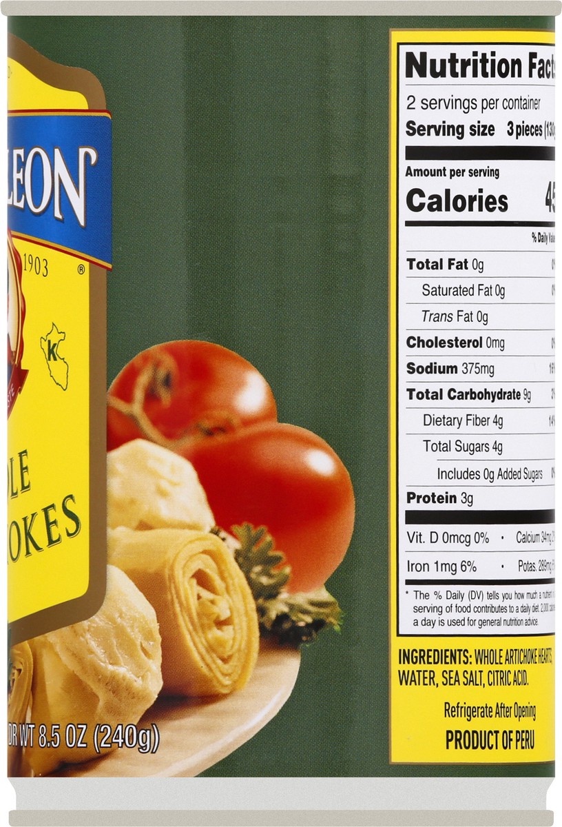 slide 8 of 9, Napoleon Whole Artichokes 13.75 oz, 13.75 oz