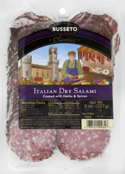 Busseto Foods Sliced Herb And Spiced Salami