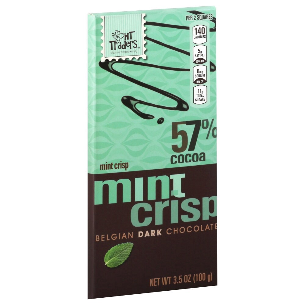 slide 2 of 2, HT Traders™ Mint Crisp Belgian Dark Chocolate, 3.5 oz