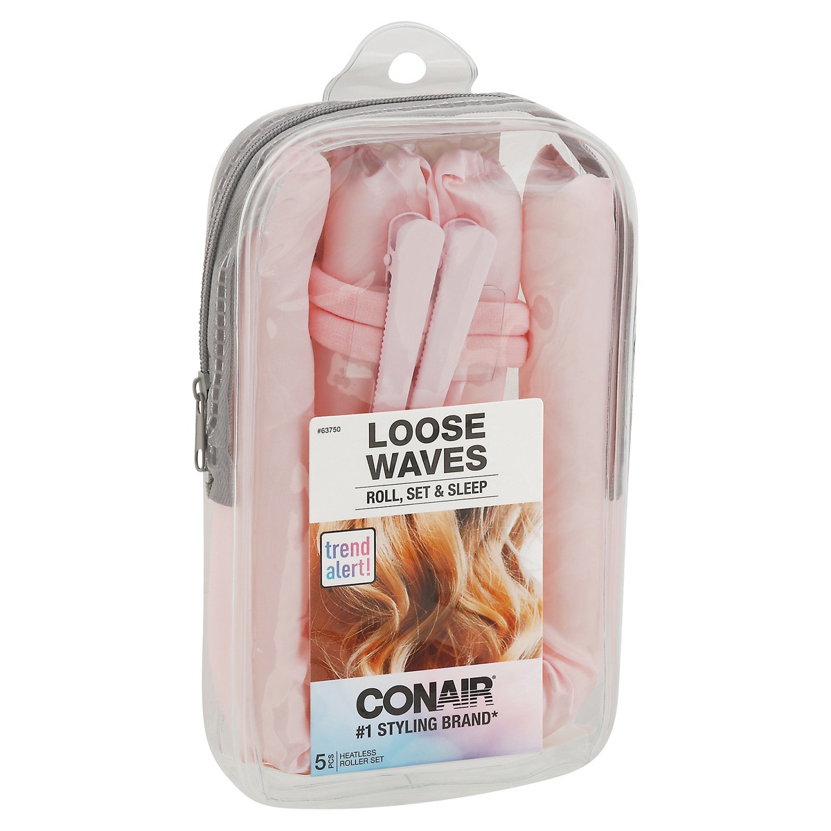 slide 5 of 11, Conair Heatless Loose Waves Roller Set 5 Pieces 1 ea, 5 ct