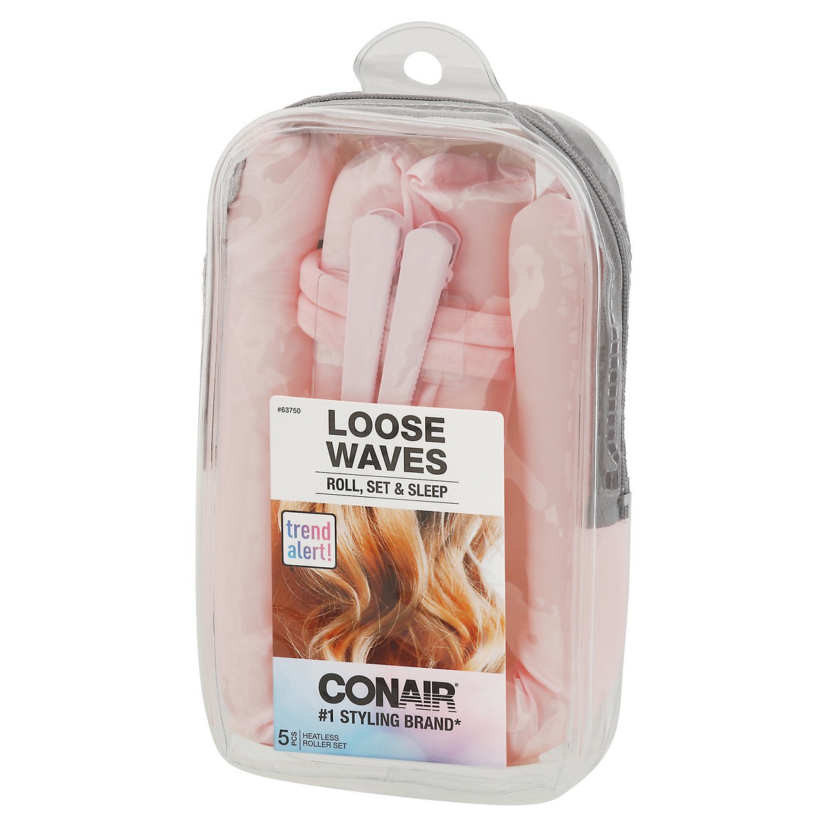 slide 2 of 11, Conair Heatless Loose Waves Roller Set 5 Pieces 1 ea, 5 ct
