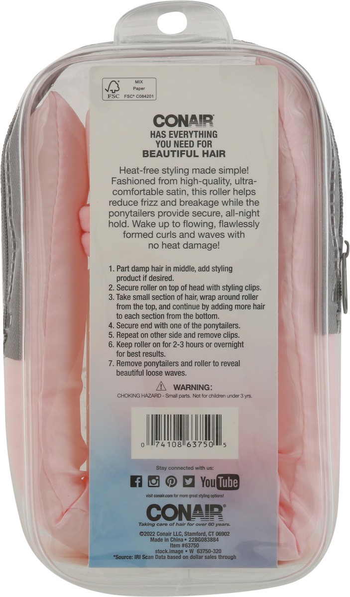 slide 8 of 11, Conair Heatless Loose Waves Roller Set 5 Pieces 1 ea, 5 ct