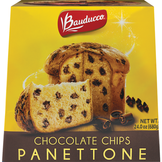 slide 1 of 1, Bauducco Chocolate Chips Panettone 24.0 oz, 24 oz