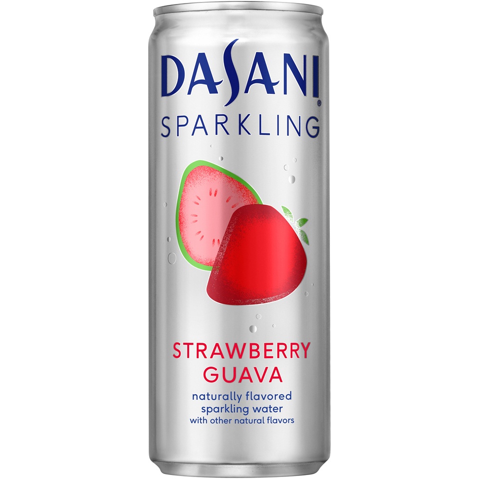 slide 1 of 6, Dasani Sparkling Strawberry Guava Water Beverage, 12 fl oz