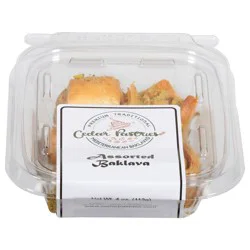 Cedar Pastries Assorted Baklava 4 oz