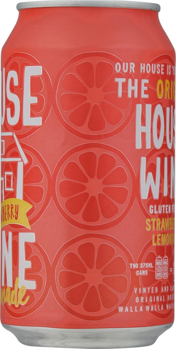 slide 8 of 9, House Wine Wine Lemonade Strawberry, 375 ml