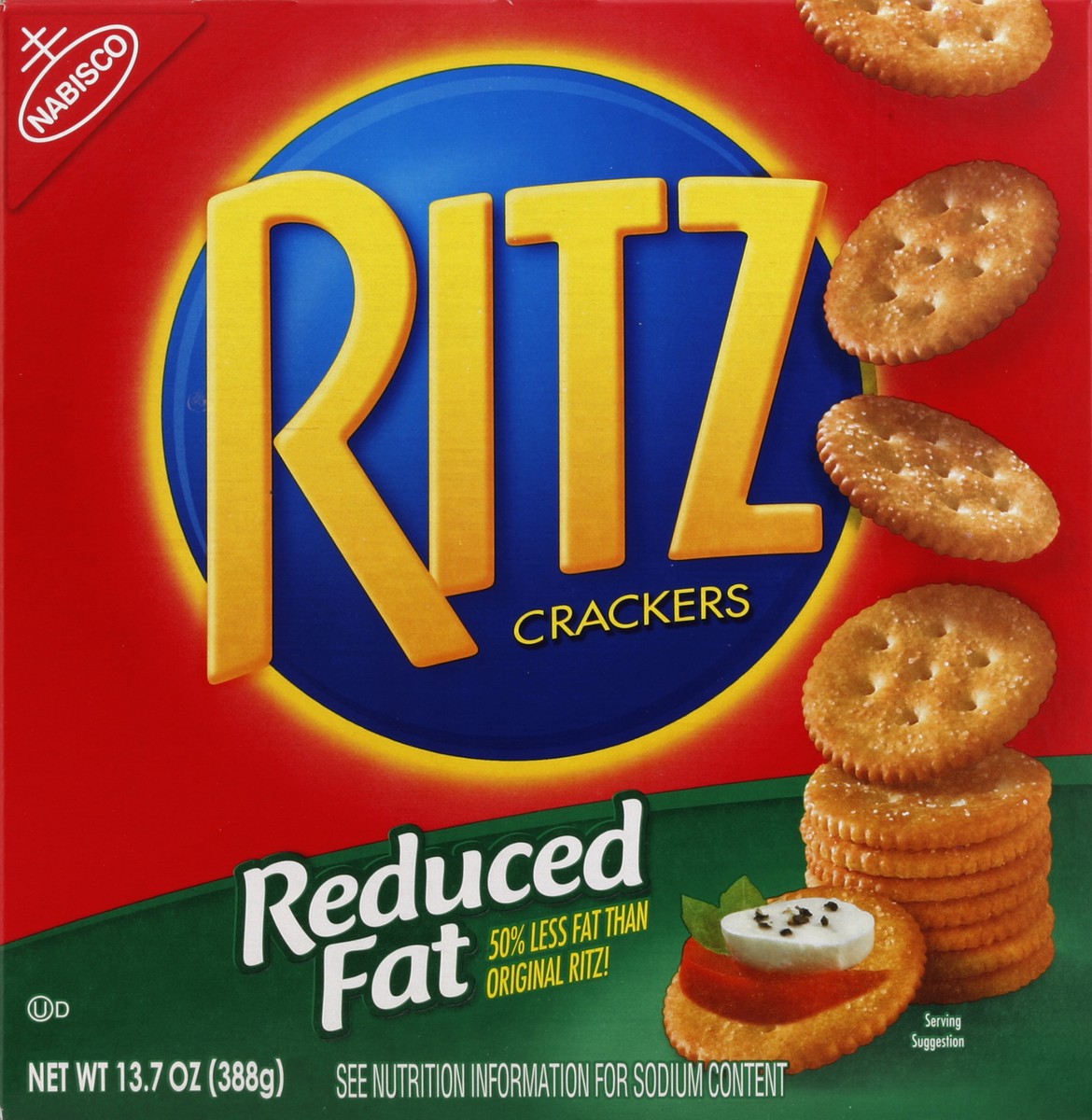 slide 5 of 6, Nabisco Ritz Reduced Fat Crackers, 12.5 oz