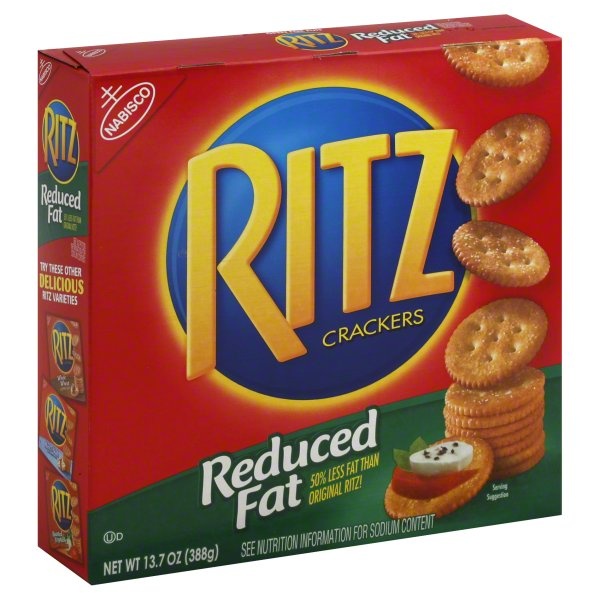 slide 1 of 6, Nabisco Ritz Reduced Fat Crackers, 12.5 oz