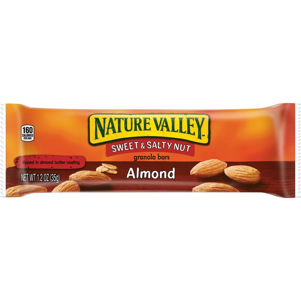slide 8 of 8, Nature Valley Granola Bars, Sweet and Salty Nut, Almond, 6 Bars, 6 ct