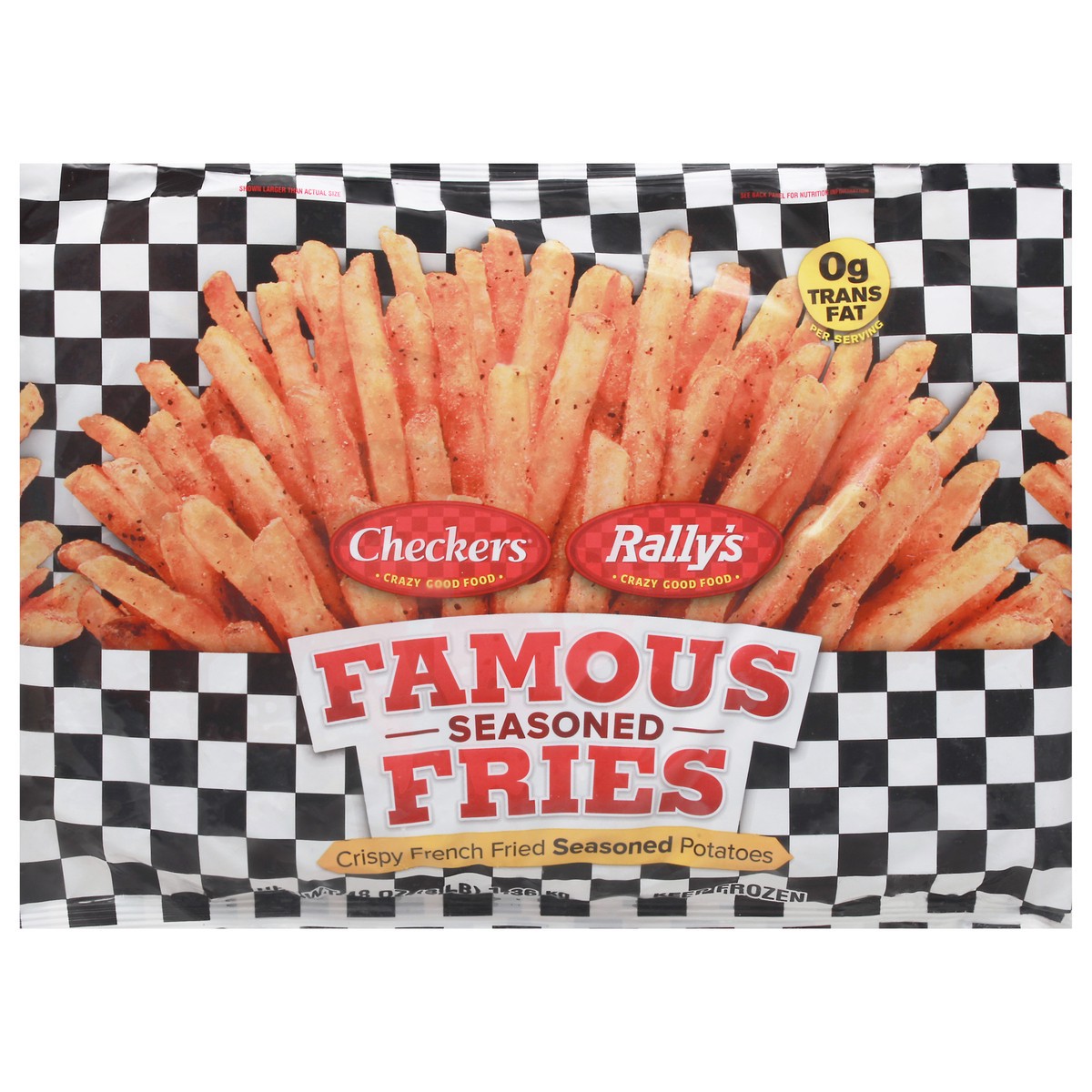 slide 1 of 14, Checkers/Rally's Famous Seasoned Fried 48 oz, 48 oz