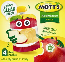 Mott's Apple Applesauce 4 - 3.2 Pouches