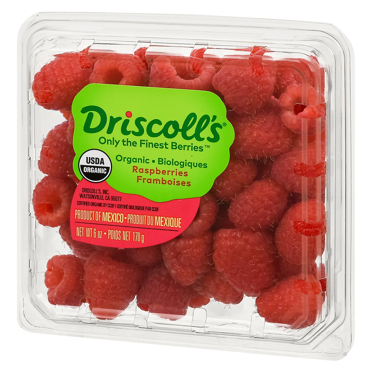 slide 9 of 14, Driscoll's Organic Raspberries, 6 oz