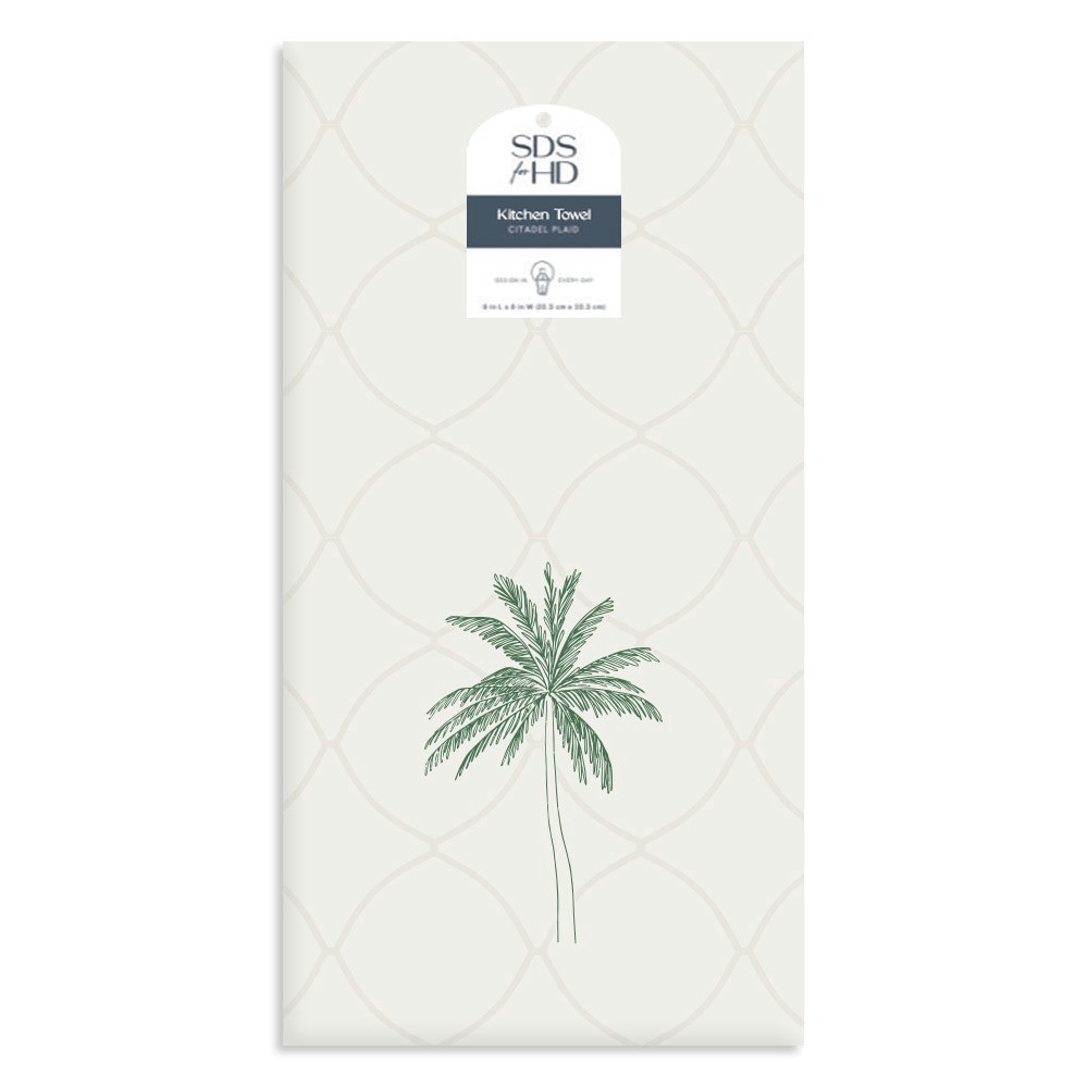 slide 1 of 1, SDS for HD Designs Kitchen Towels - Cream, 2 ct