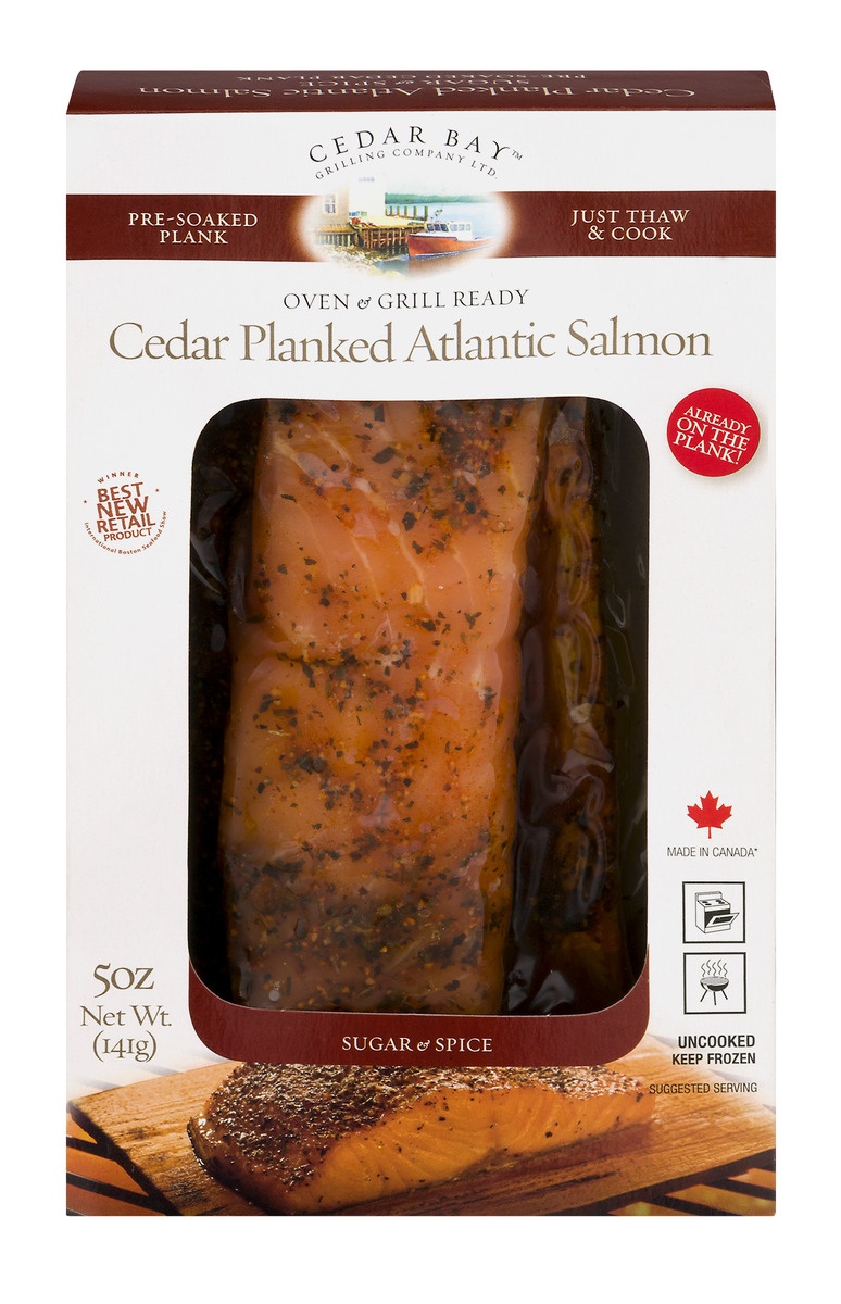 slide 1 of 1, Cedar Bay Cedar Planked Atlantic Salmon, 5 oz