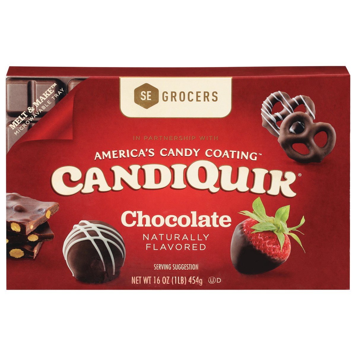 slide 2 of 11, Se Grocers Choc Flvrd Candiquik, 16 oz