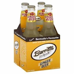 Barritt's Diet Ginger Beer Bermuda Stone - 4 ct; 12 fl oz