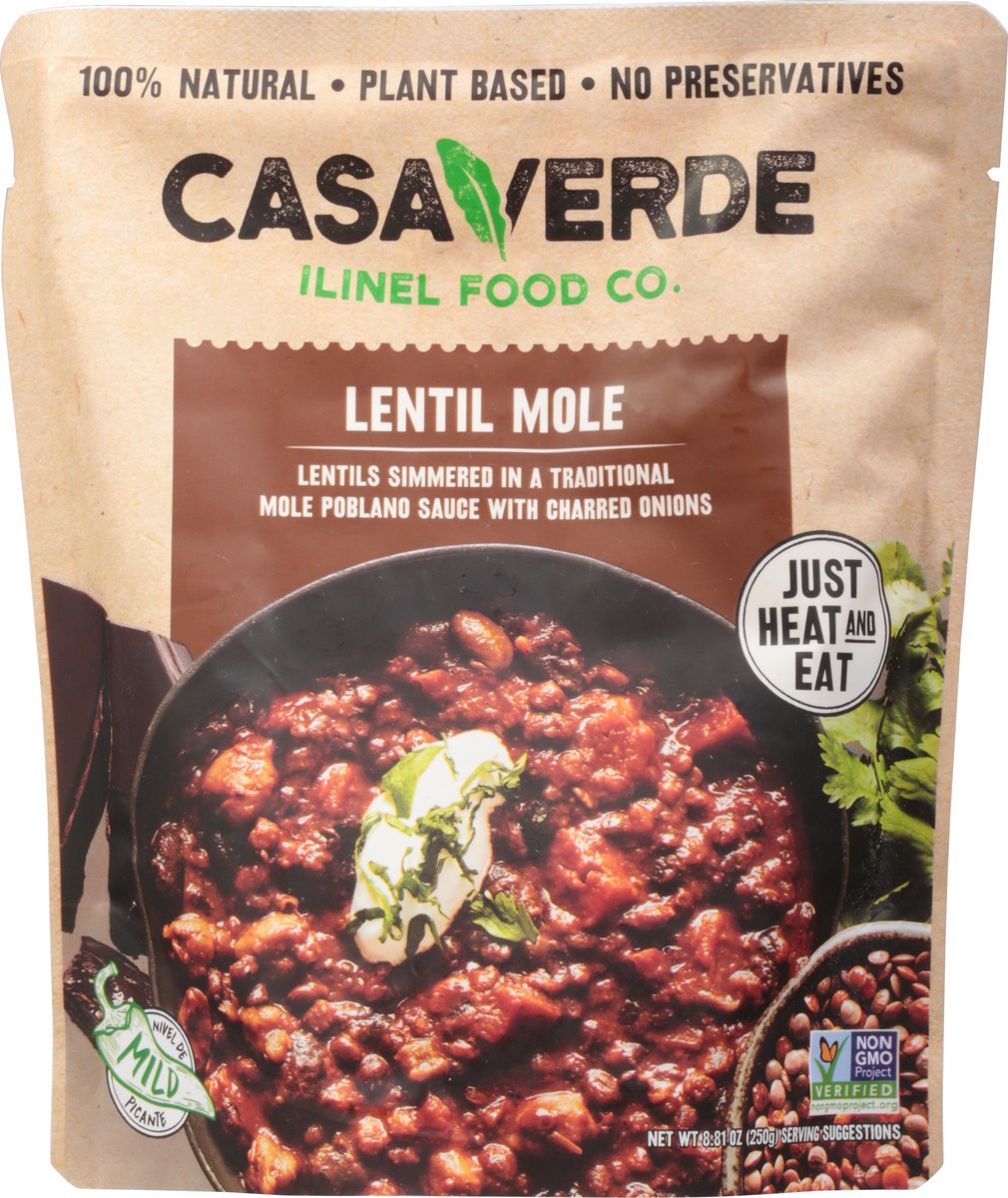 slide 5 of 14, Casa Verde Ilinel Food Co. Casa Verde Lentil Mole - 8.81 Oz, 8.81 oz