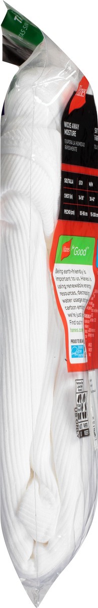 slide 4 of 9, Hanes 2XL White Tagless Tanks 3 ea, 3 ct