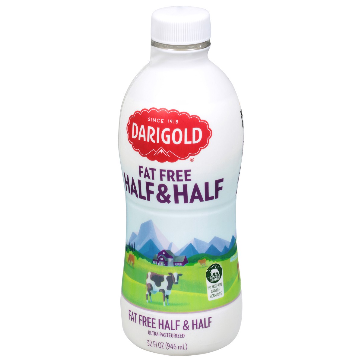 slide 14 of 14, Darigold Fat Free Half & Half 32 fl oz Bottle, 32 fl oz