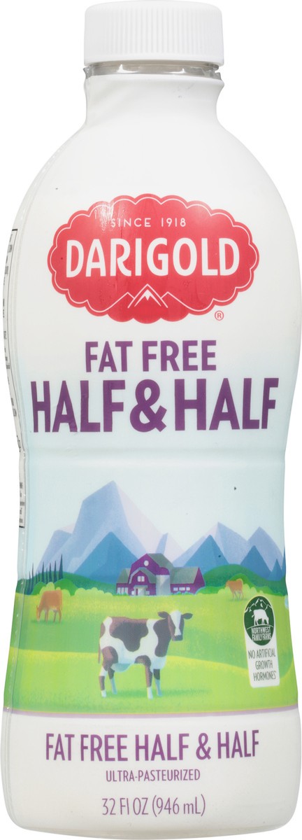 slide 4 of 14, Darigold Fat Free Half & Half 32 fl oz Bottle, 32 fl oz