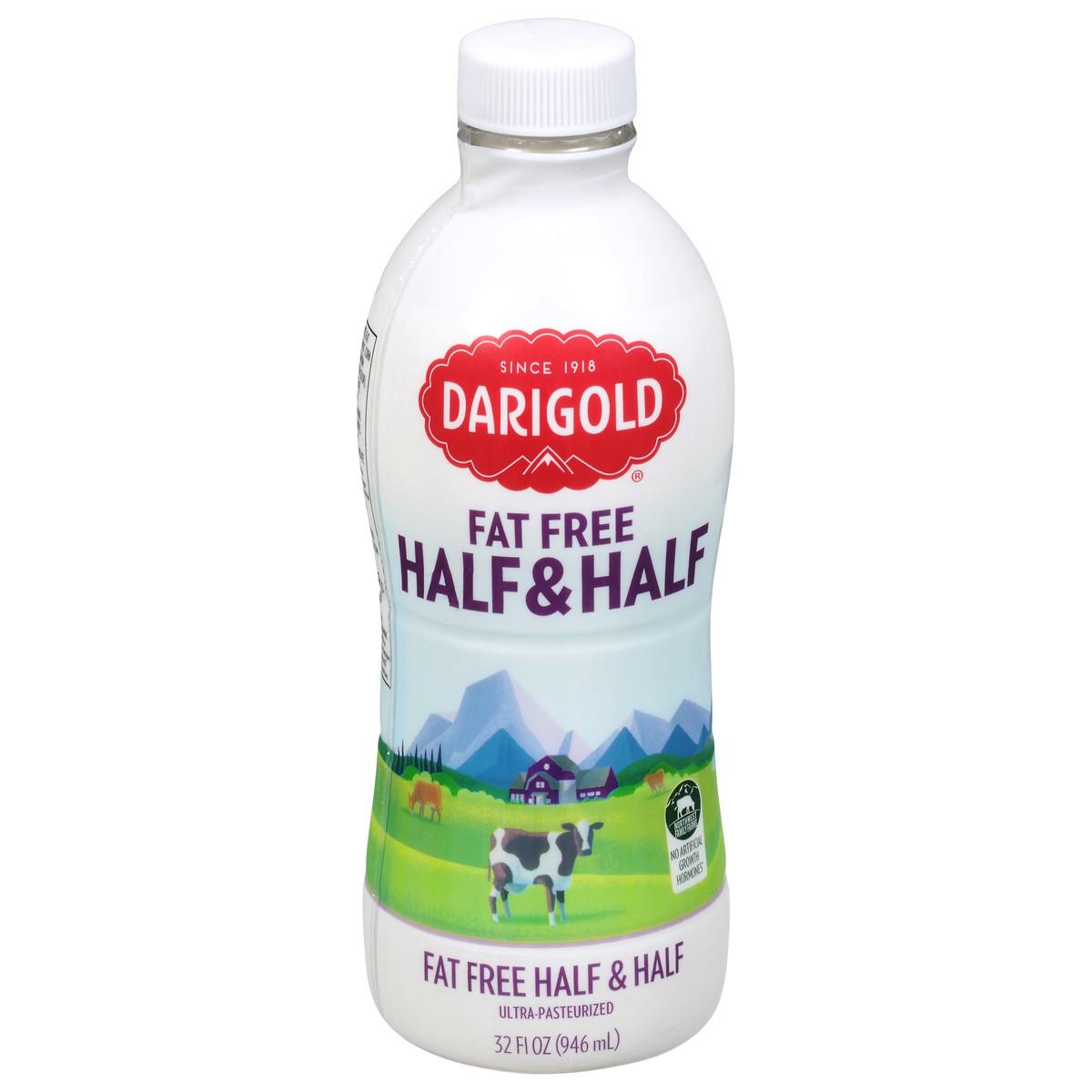 slide 5 of 14, Darigold Fat Free Half & Half 32 fl oz Bottle, 32 fl oz