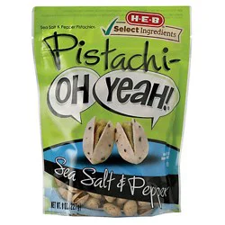 H-E-B Salt & Pepper Pistachios