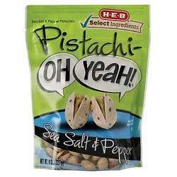 H-E-B Salt & Pepper Pistachios