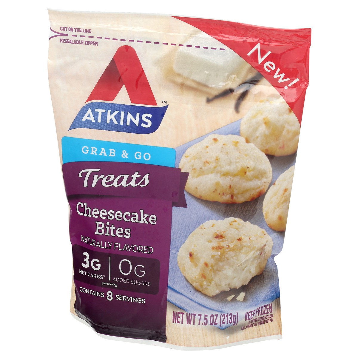 slide 2 of 12, Atkins Cheesecake Bites, 7.5 oz