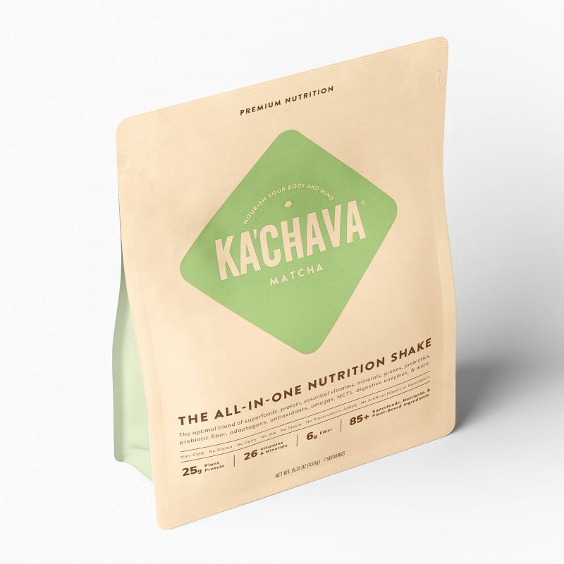 slide 3 of 6, Ka'Chava All-In-One Nutrition Shake - Matcha - 15.31oz, 15.31 oz