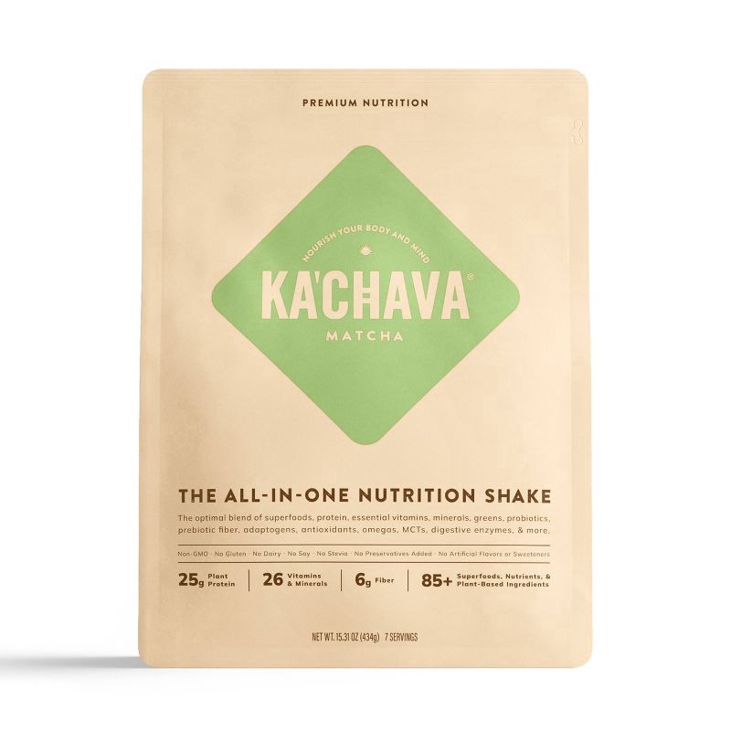 slide 1 of 6, Ka'Chava All-In-One Nutrition Shake - Matcha - 15.31oz, 15.31 oz