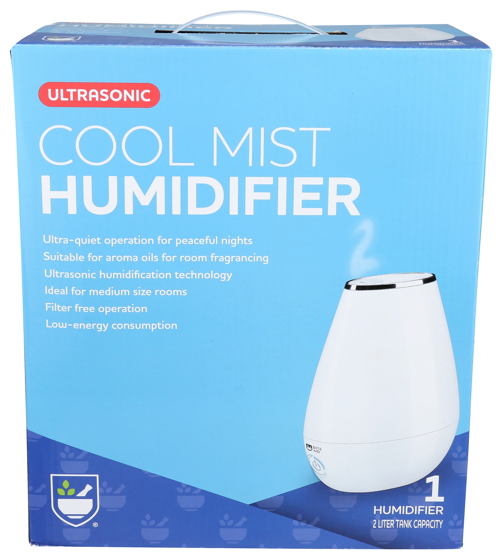 slide 1 of 2, Rite Aid Cool Mist Humidifer, 1 ct