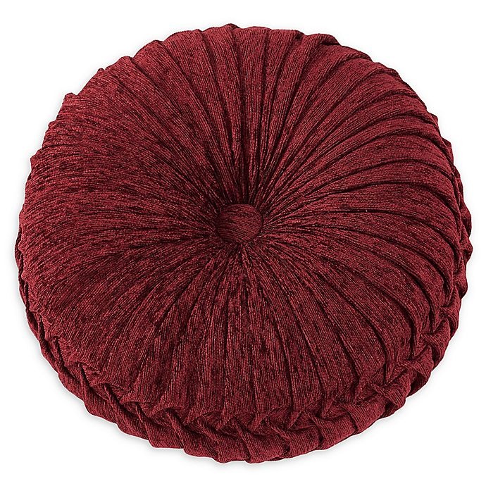 slide 1 of 2, J. Queen New York Taormina Round Throw Pillow - Red, 15 in