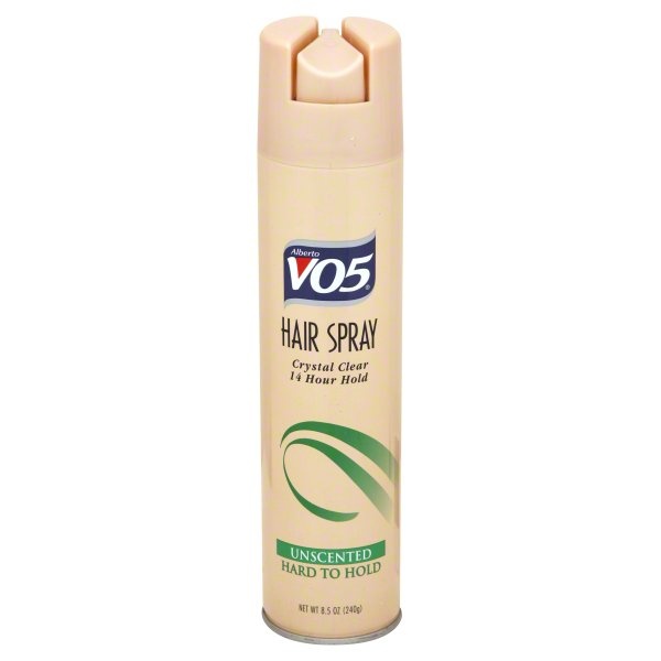 slide 1 of 1, Alberto VO5 Hair Spray, Hard to Hold, Unscented, 8.5 oz