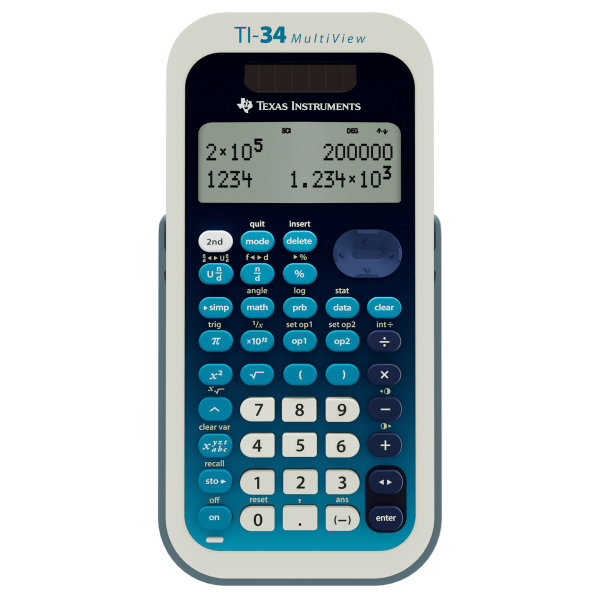 slide 2 of 6, Texas Instruments Ti-34 Multiview Scientific Calculator, 1 ct