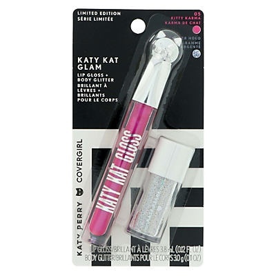 slide 1 of 1, Covergirl Katy Kat Glam Lip Gloss & Body Glitter Kitty Karma, 1 ct