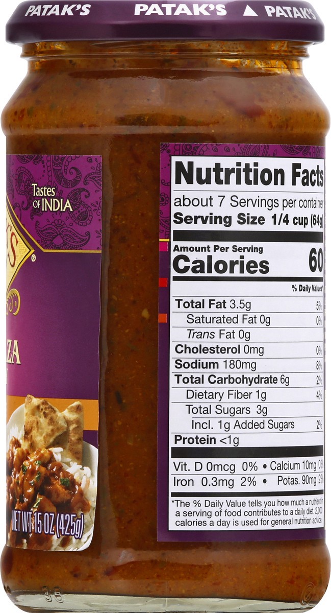 slide 2 of 9, Patak's Dopiaza Simmer Sauce 15 oz, 15 oz