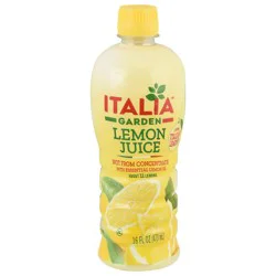 Italia Garden Lemon Juice - 16 fl oz