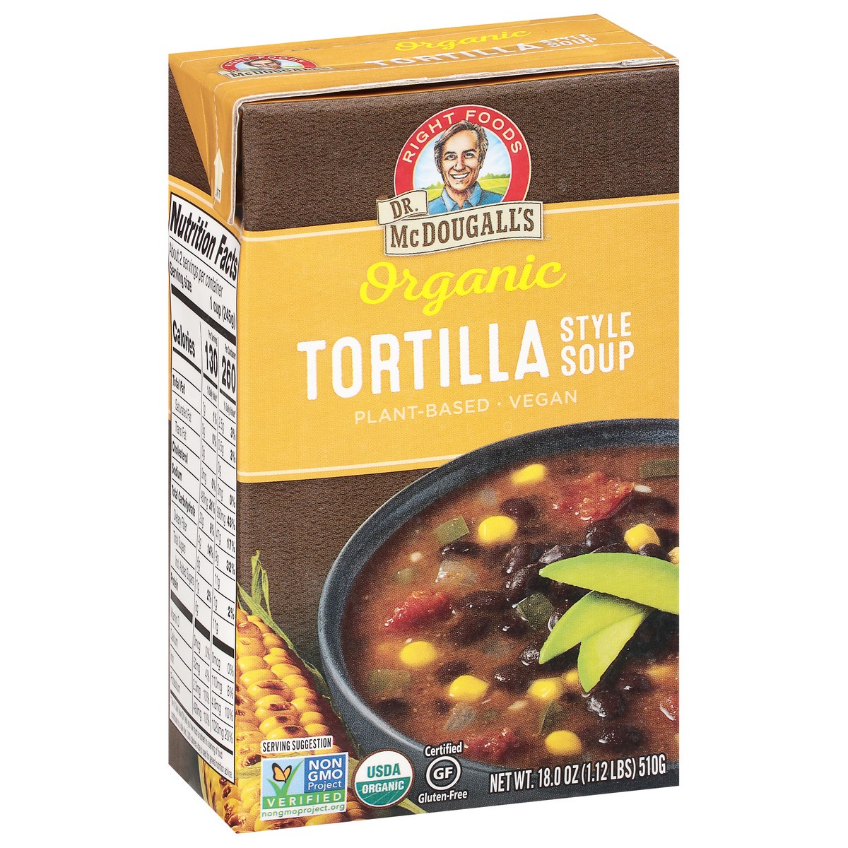 slide 4 of 9, Dr. McDougall's Organic Tortilla Style Soup 18.0 oz, 18 oz