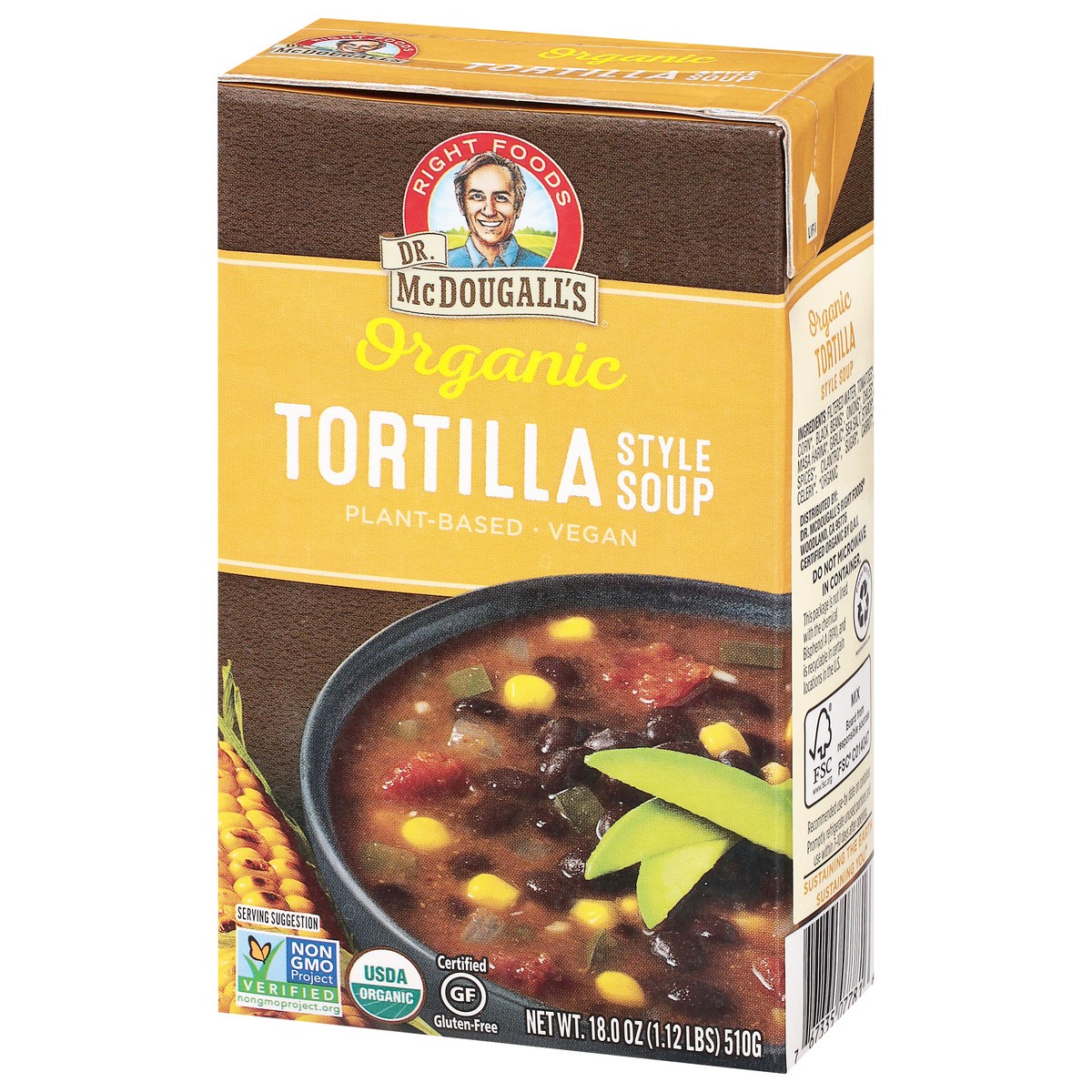 slide 5 of 9, Dr. McDougall's Organic Tortilla Style Soup 18.0 oz, 18 oz