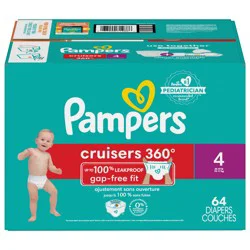 Pampers Cruisers 360 Diapers Size 4 64 Count