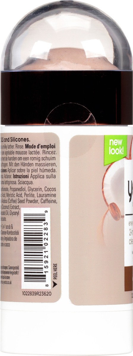 slide 7 of 11, Yes to Coconut Energizing Coffee 2-in-1 Dry Skin crub & Cleanser Stick 2.5 oz, 1 ct