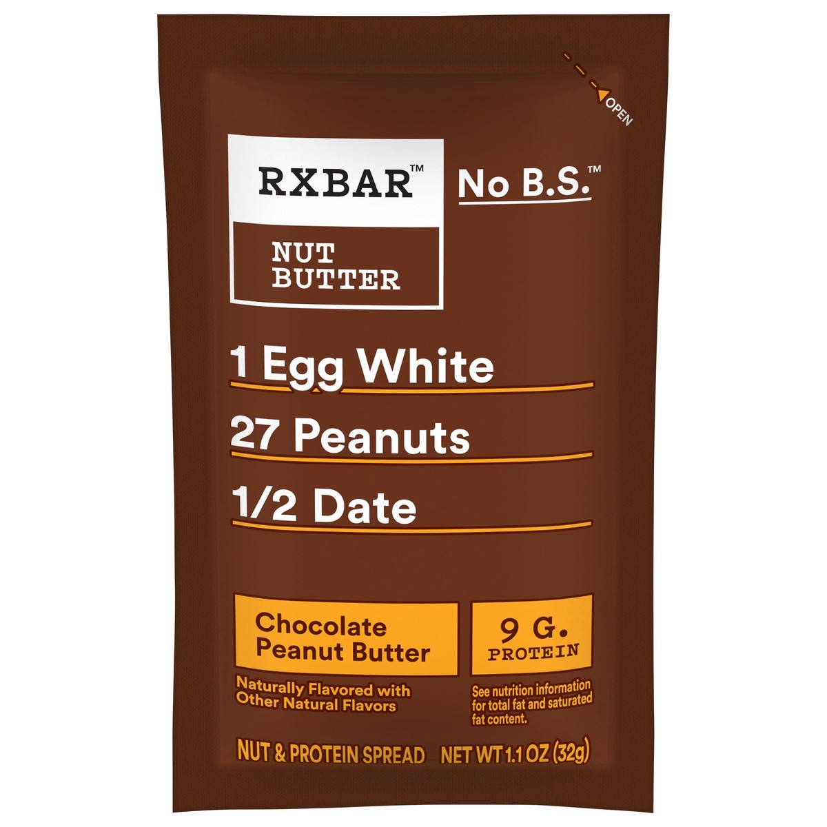 slide 1 of 4, RX Nut Butter Peanut Butter, Chocolate, 1.13 oz, 1.13 oz
