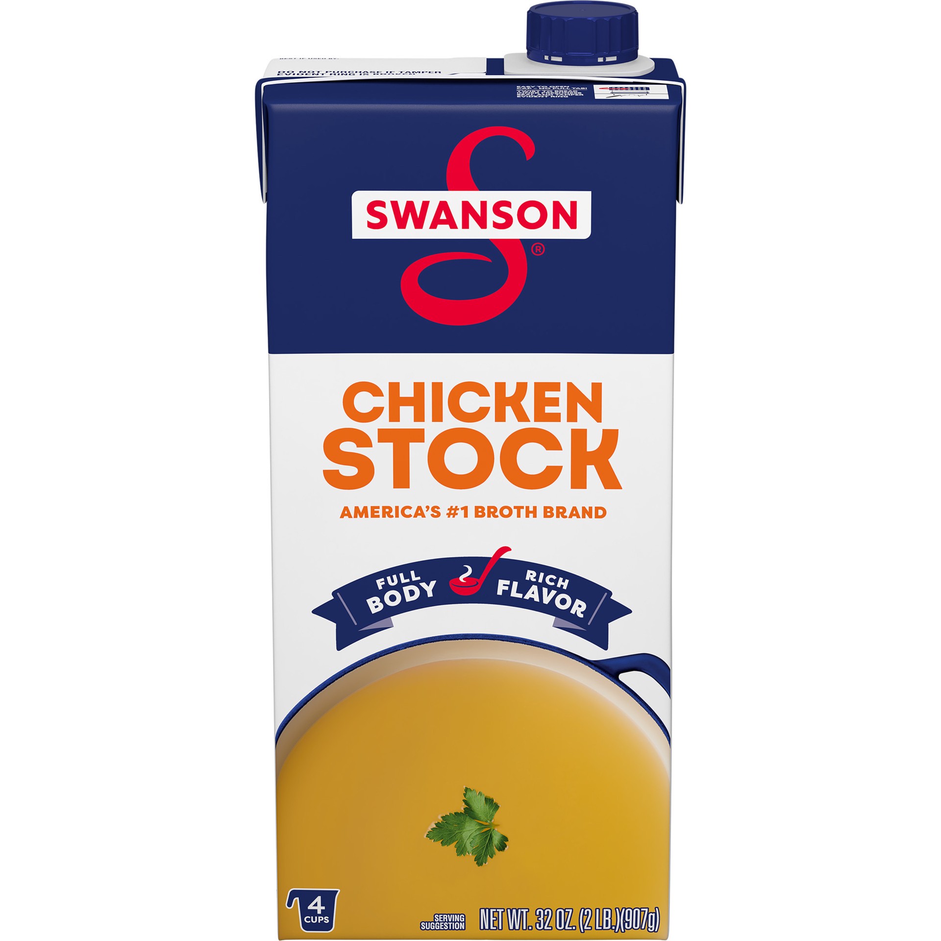 slide 1 of 8, Swanson 100% Natural Chicken Stock, 32 oz Carton, 32 oz