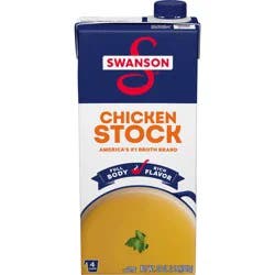 Swanson 100% Natural Chicken Stock, 32 oz Carton
