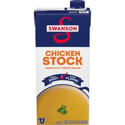Swanson 100% Natural Chicken Stock, 32 oz Carton