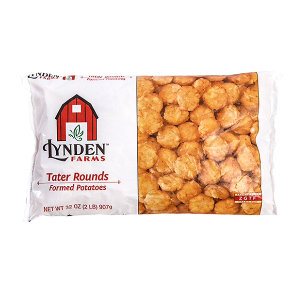 slide 1 of 1, Lynden Farms Tater Tot Rounds, 2 lb