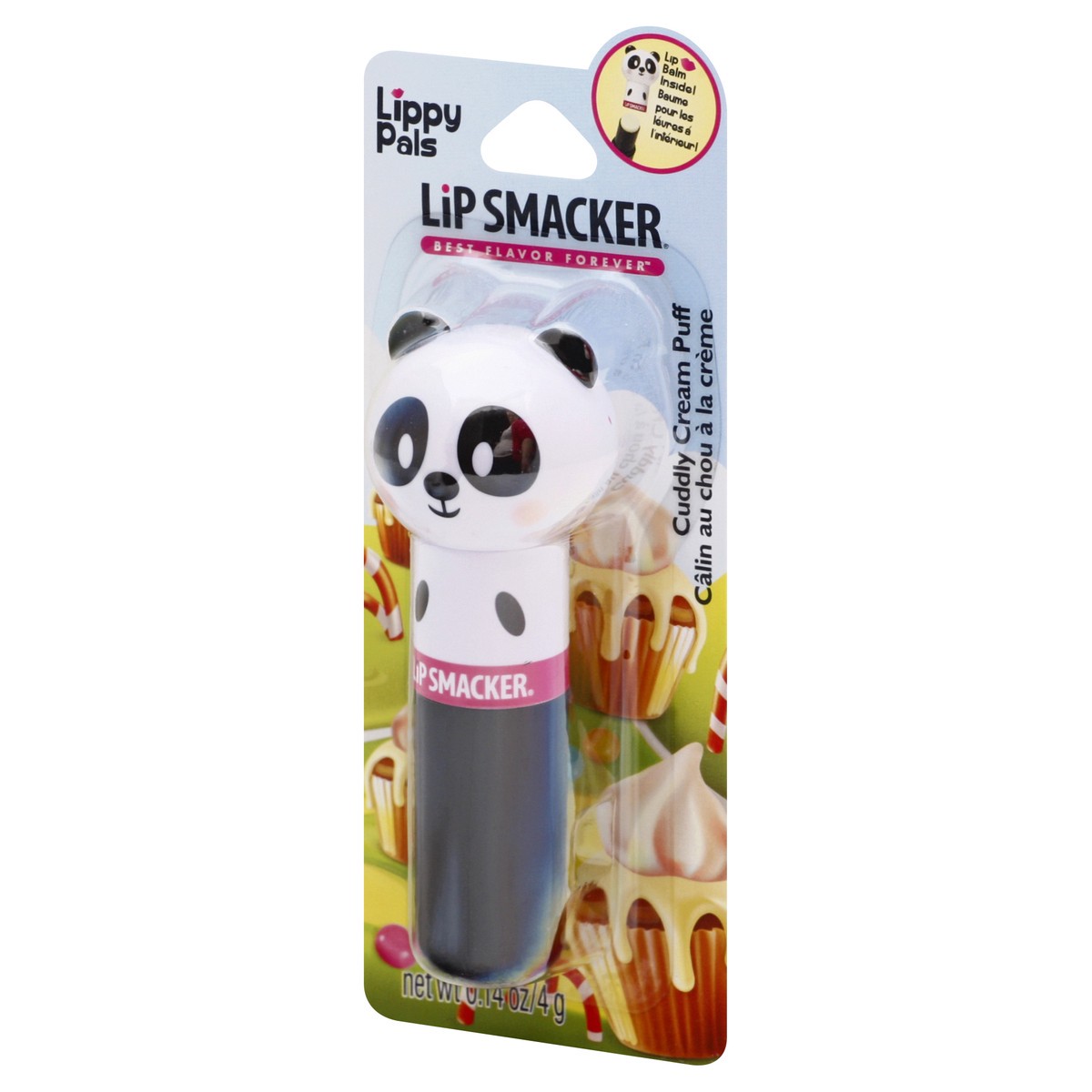 slide 10 of 12, Lip Smacker Lippy Pal Cuddy Cream Puff Lip Balm 0.14 oz, 0.14 oz