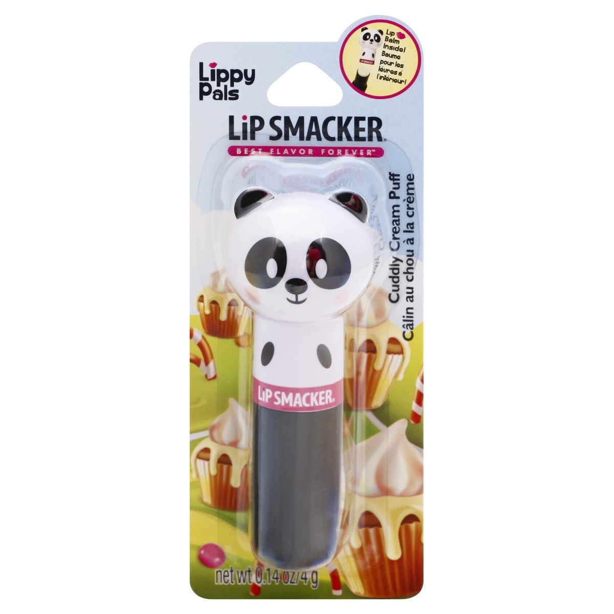 slide 5 of 12, Lip Smacker Lippy Pal Cuddy Cream Puff Lip Balm 0.14 oz, 0.14 oz