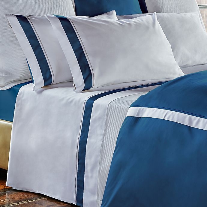 slide 1 of 1, Frette At Home Arno King Pillowcase - Ocean, 1 ct